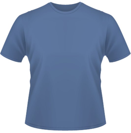 Männer-T-Shirt Standard blau | S