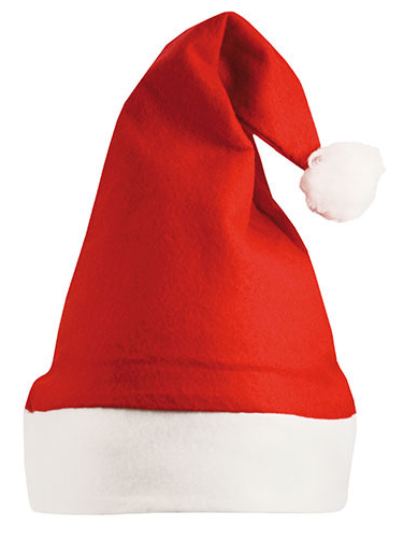 Weihnachtsmannmütze Santa 60 Stk Nikolausmütze mit Pompon 
